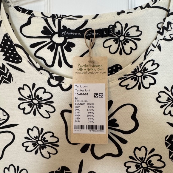 NWT Gudrun Sjöden “Joni” Tunic Dress – Size L – Organic Cotton/Modal - Picture 5 of 8